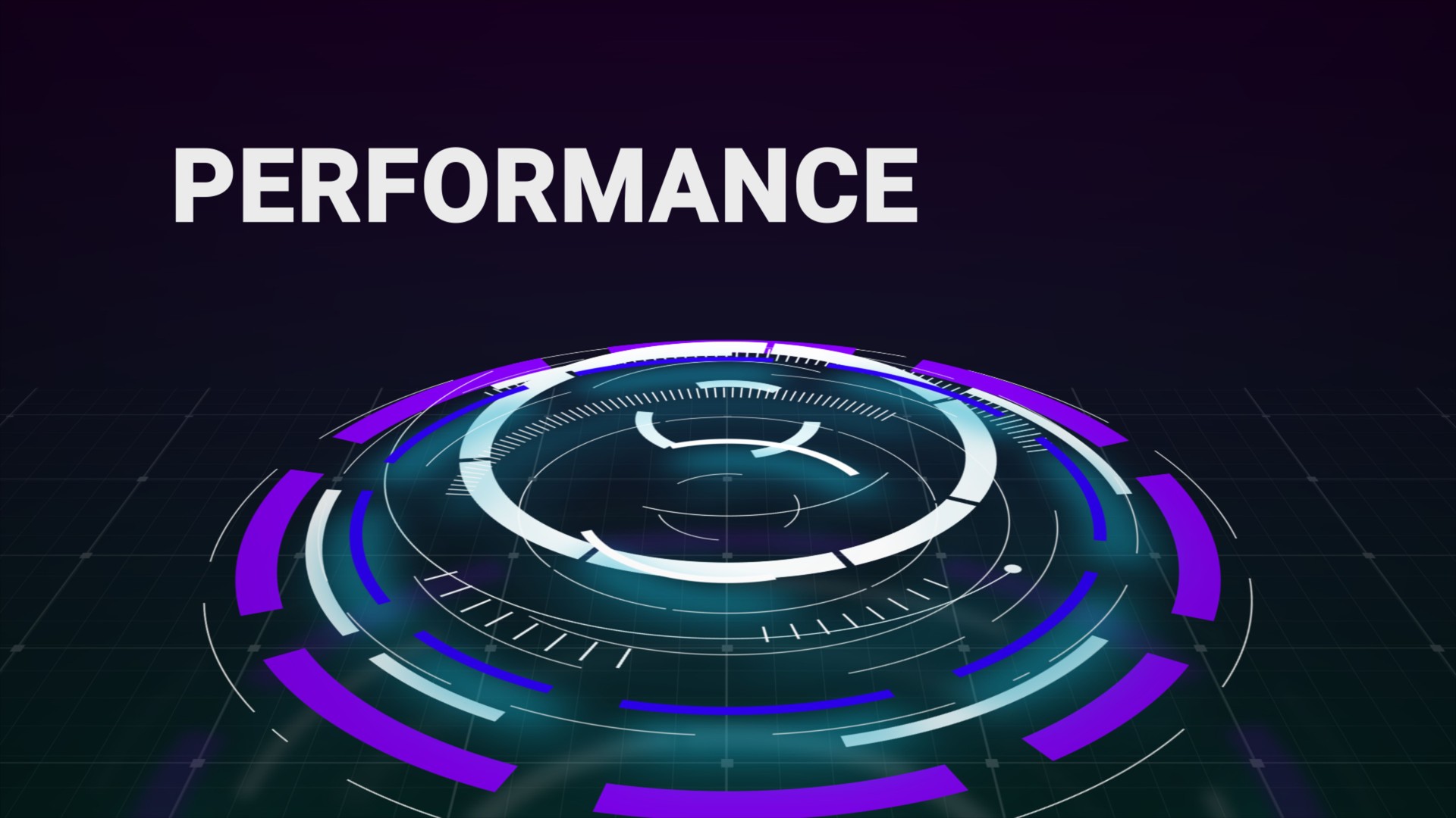 High-Tech Performance Dashboard